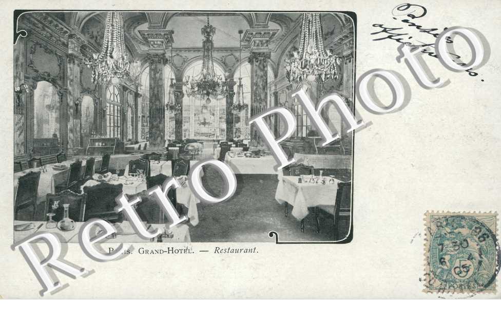 Grand Hotel, Restaurant Place de l'Opera