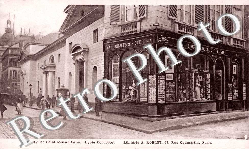 Eglise Saint Louis d'Antin, Librairie A. Roblot 67 rue Caumartin