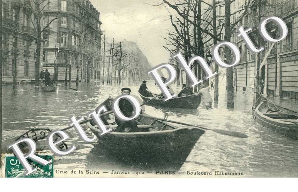 Boulevard Haussmann janvier 1910