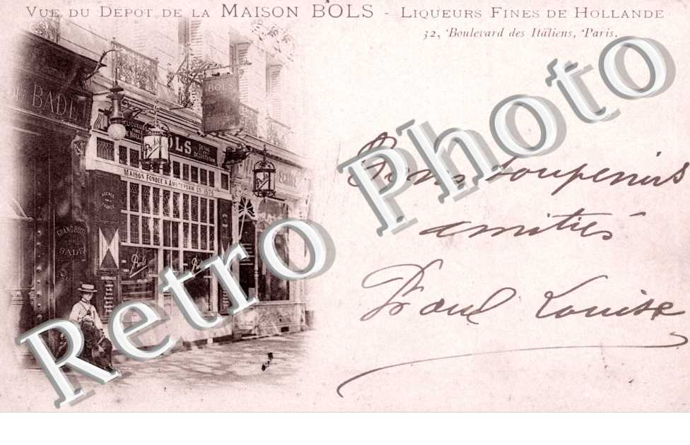 Depot de la Maison Bols, liqueurs fines de Hollande 32  boulevard des Italiens