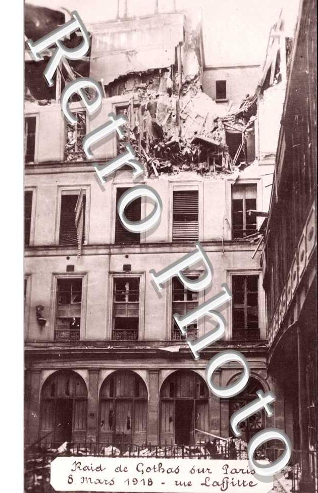 rue Laffitte 8 mars 1918