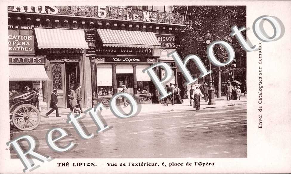 Thé Lipton - 6, place de l'Opéra, vue de l'extérieur