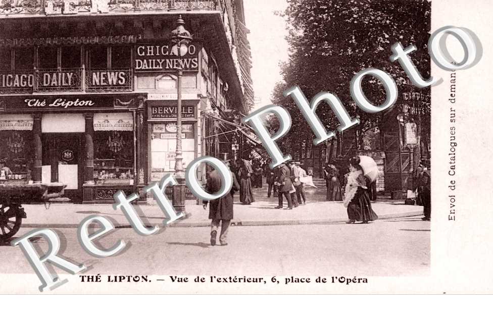 Thé Lipton - 6, place de l'Opéra, vue de l'extérieur