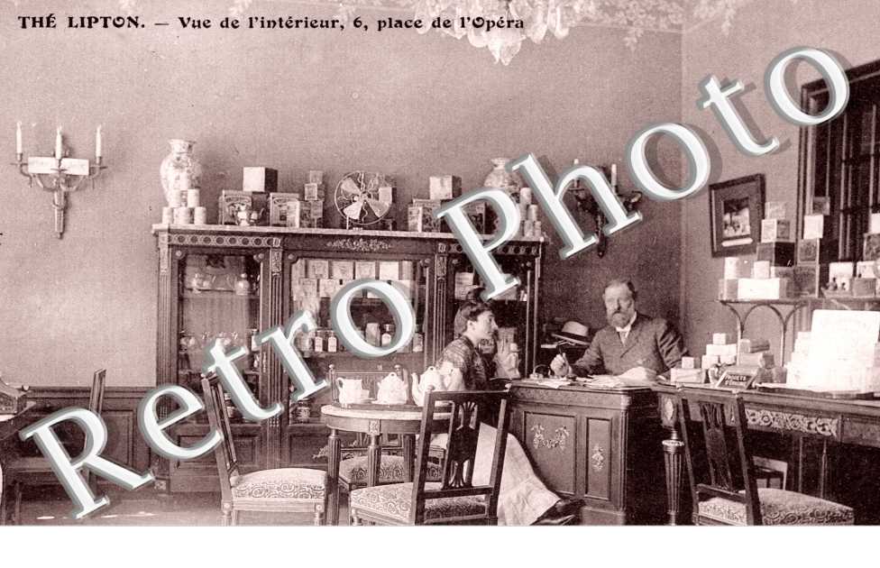 Thé Lipton - 6, place de l'Opéra, vue de l'intérieur