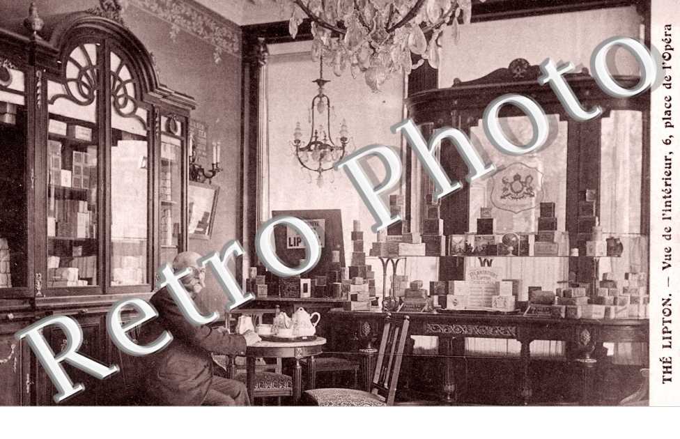 Thé Lipton -  6, place de l'Opéra, intérieur