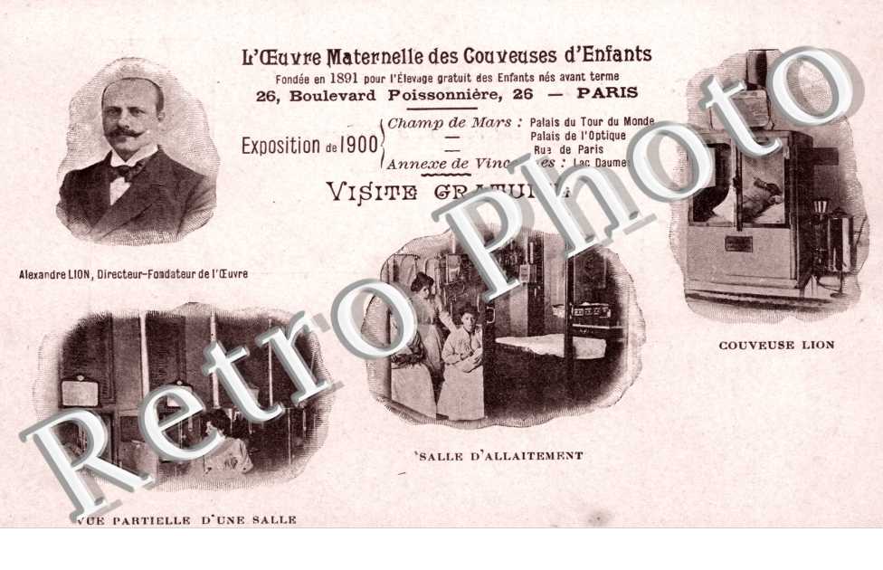 Oeuvre Maternelle des Couveuses d'enfants, Boulevard Poissonniere