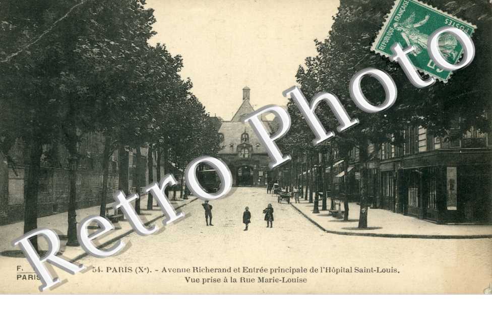 Avenue Richerand, Entree de l'Hopital Saint Louis
