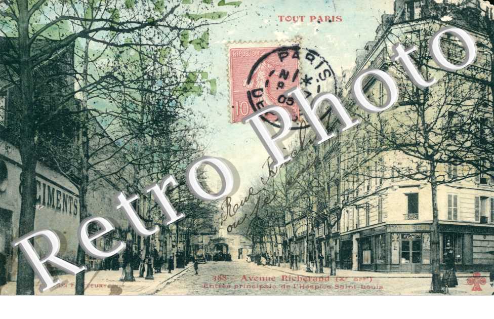 Avenue Richerand, Entree de l'Hospice St Louis