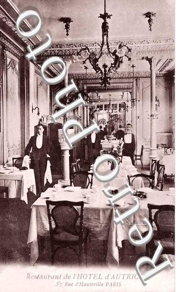 Restaurant de l'Hotel d'Autriche, Rue d'Hauteville