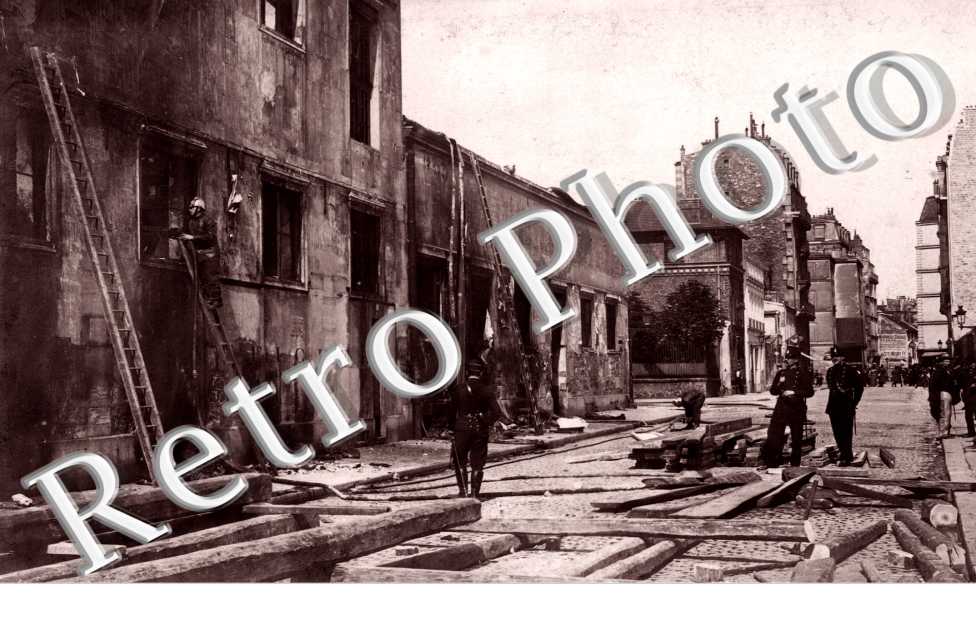 les pompiers - incendie Rue Louis Blanc