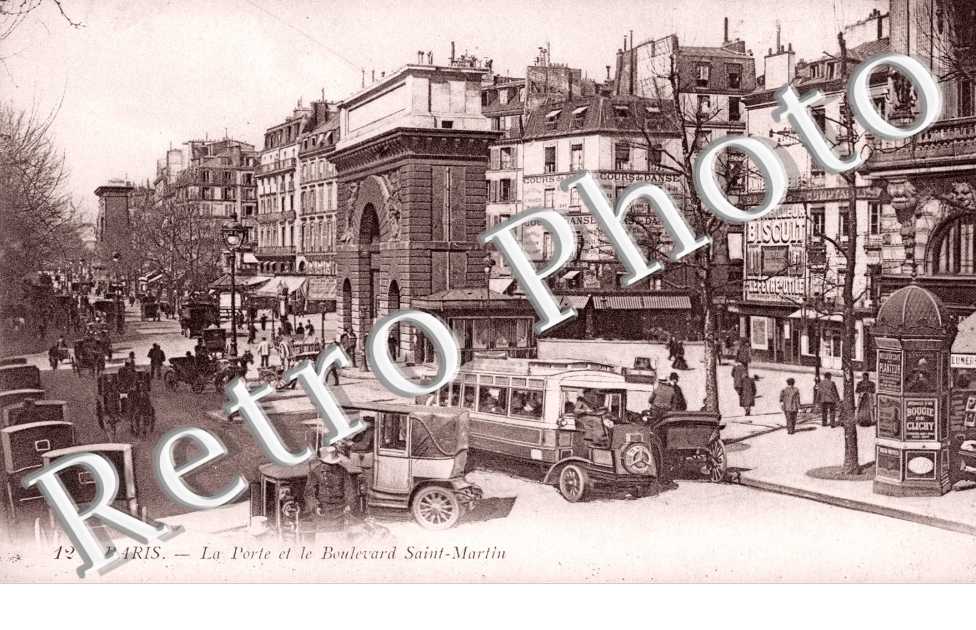 Porte et boulevard Saint Martin