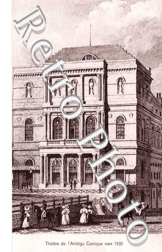 Theatre de l'Ambigu, Rue de Bondy