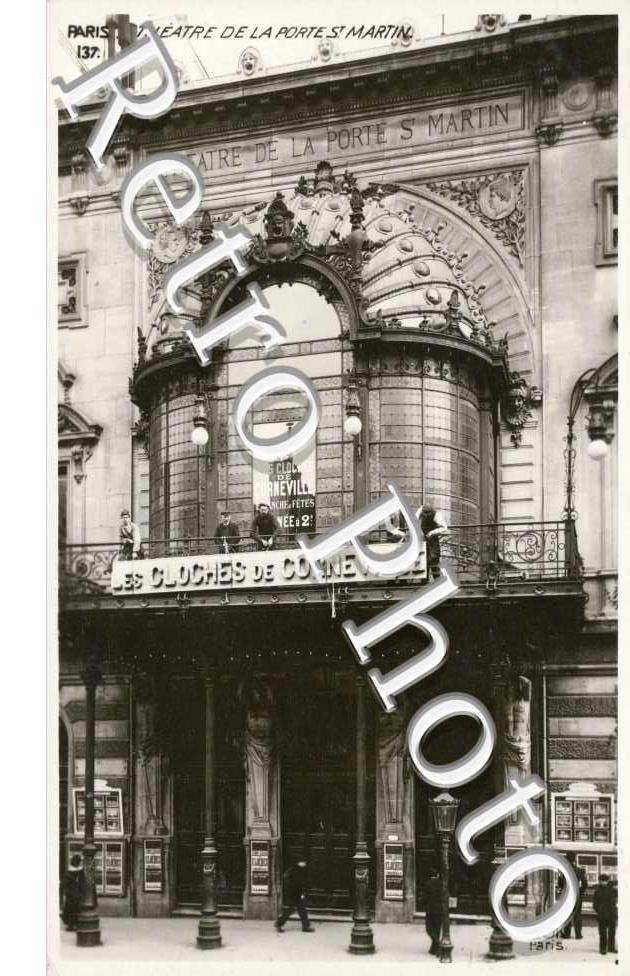 Theatre de la Porte Saint Martin, 1938