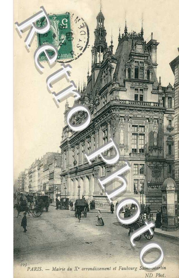 Mairie du Xeme Faubourg Saint Martin(