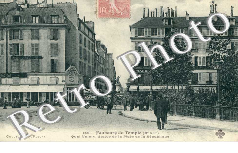 Faubourg du Temple, Quai Valmy, Statue de la Place de la Republique