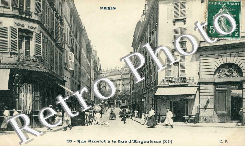 Rue Amelot a la Rue d'Angouleme