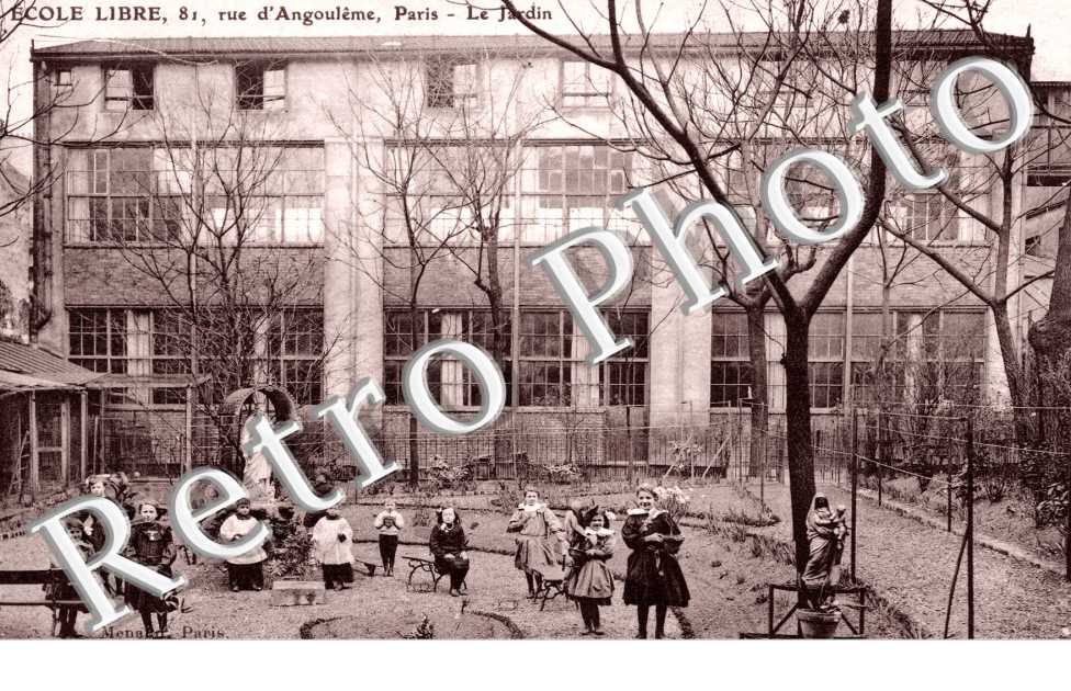Ecole Libre, Rue d'Angouleme, le Jardin