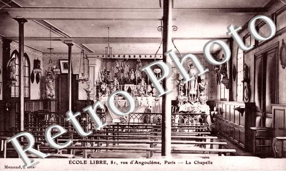 Ecole Libre, Rue d'Angouleme, la Chapelle