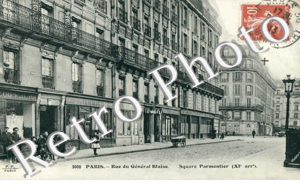 Rue du General Blaise, Square Parmentier