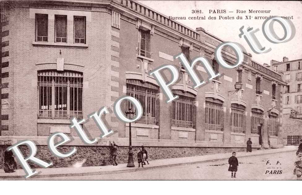 Rue Mercoeur, Bureau central des Postes