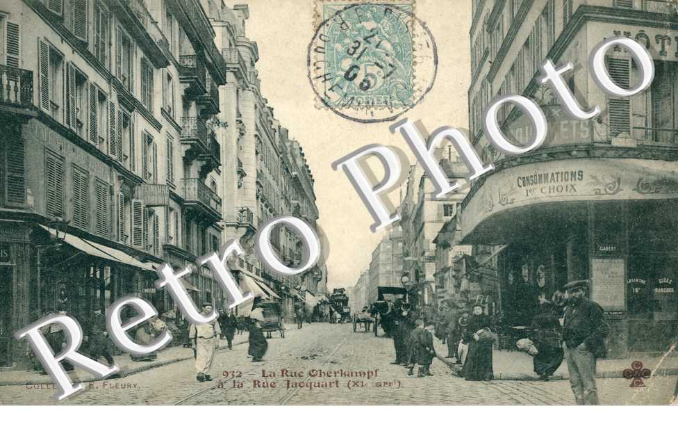 Rue Oberkampf à la rue Jacquart