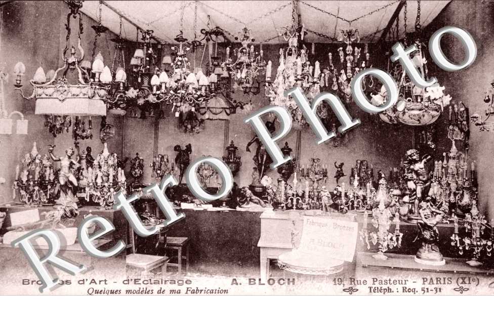 Fabrique de Bronzes Bloch, Magasin d'exposition 19 Rue Pasteur