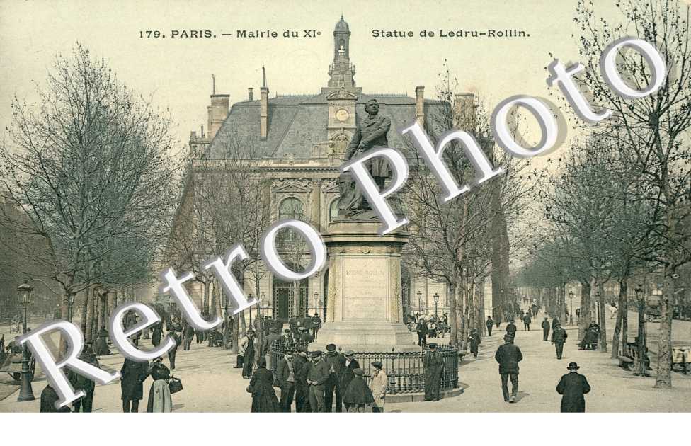 mairie du 11eme, statue de Ledru Rollin