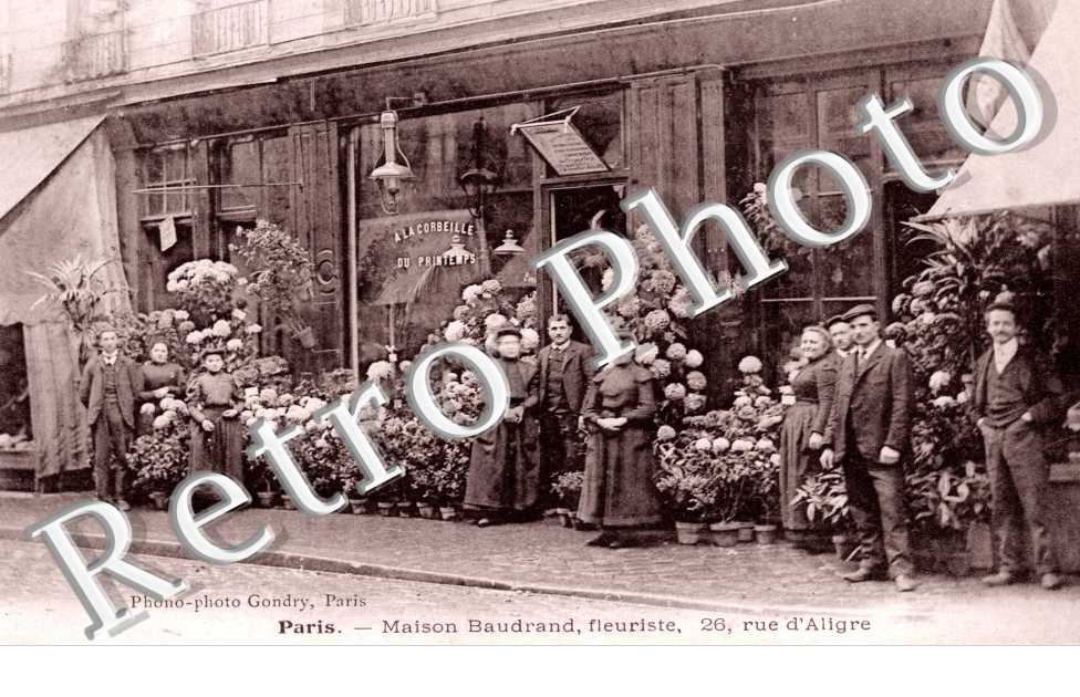 Maison Baudrand, Fleuriste, Rue d'Aligre