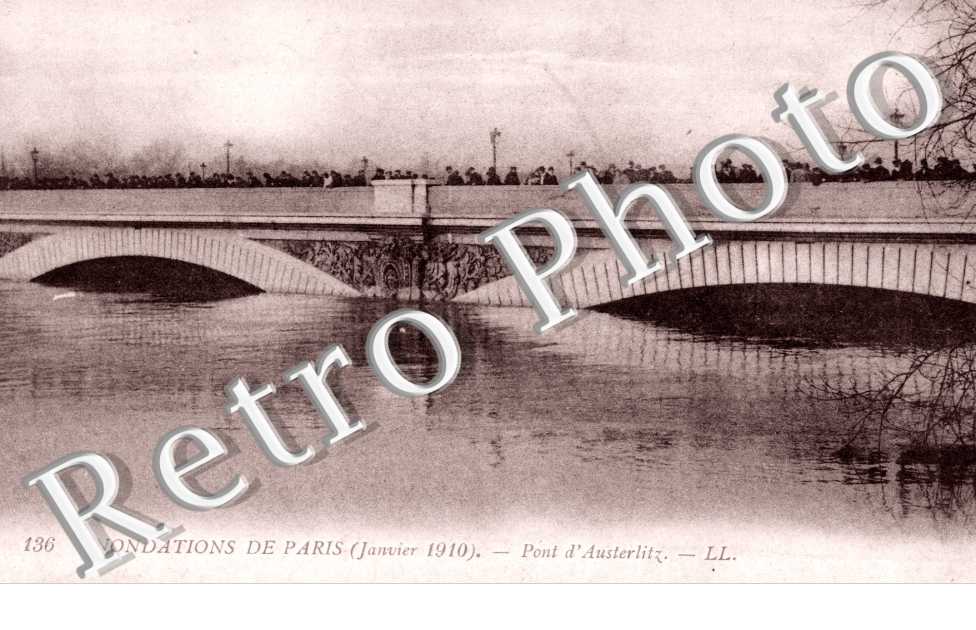 Pont d'austerlitz, Inondations