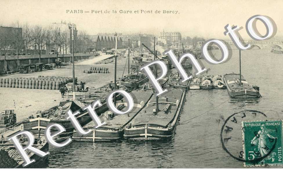 Port de la Gare et Pont de Bercy