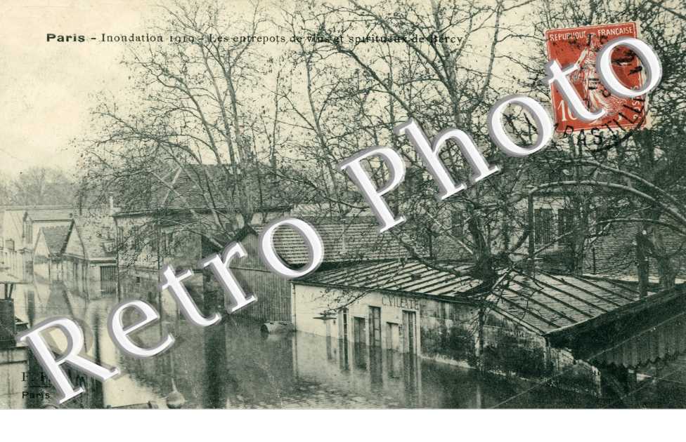 entrepot de vins de Bercy, Inondations