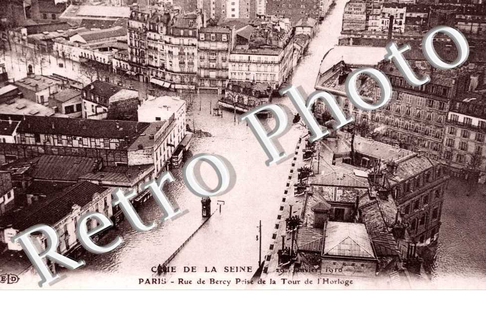 Rue de Bercy pris de la Tour de l'Horloge