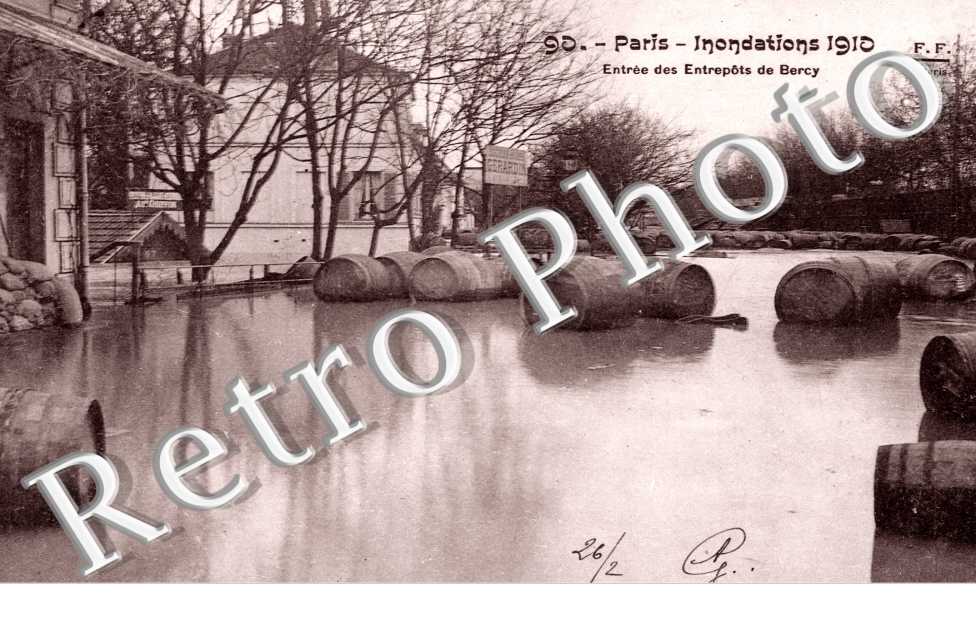 entrepots de Bercy, Inondations