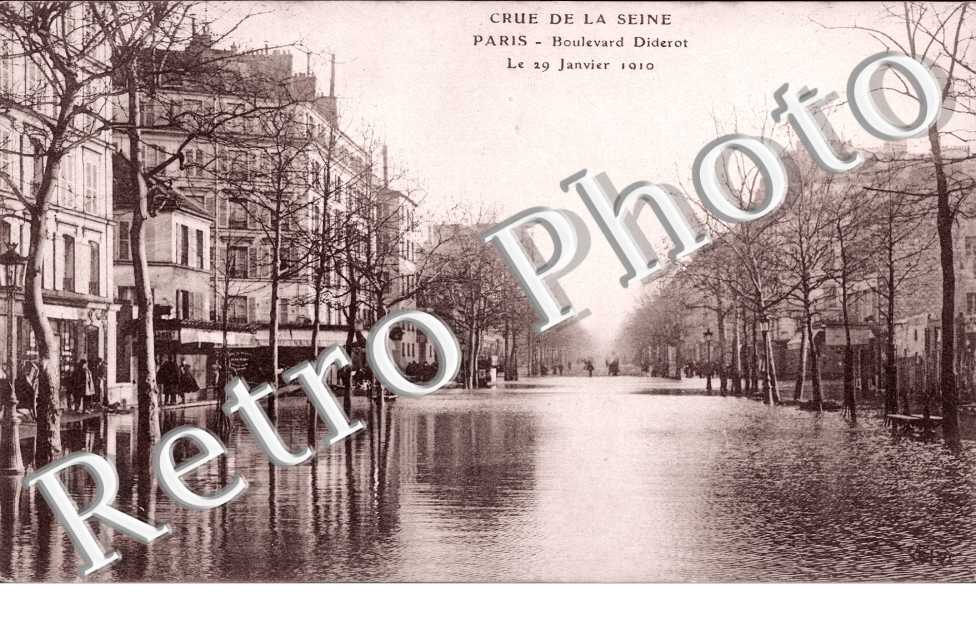 Boulevard Diderot, Inondations