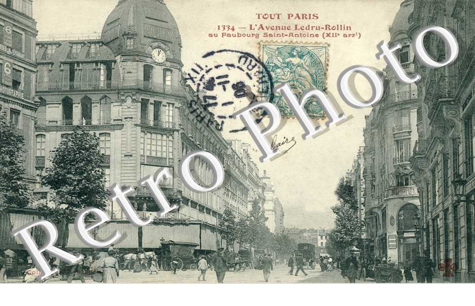 Avenue Ledru-Rollin au Faubourg Saint-Antoine