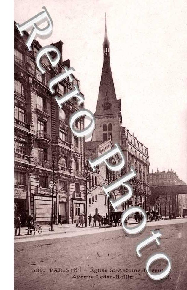 Eglise Saint Antoine l'Ermite, Avenue Ledru-Rollin