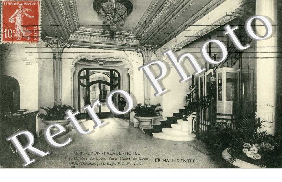 Palace Hotel, Rue de Lyon, Hall d'entree