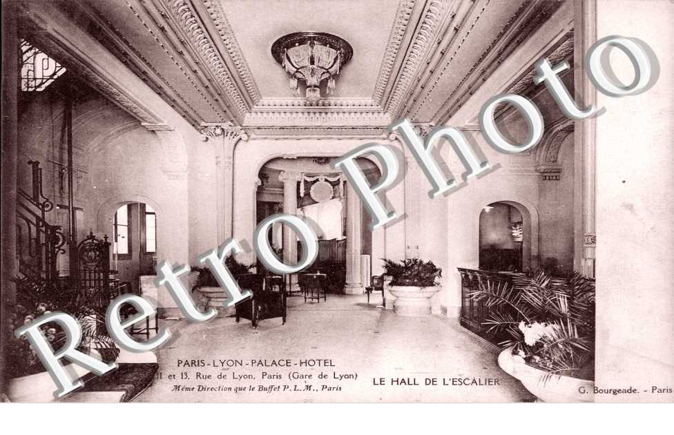 Palace Hotel, Rue de Lyon, Hall de l'Escalier