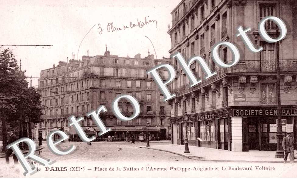 place de la Nation Avenue Philippe Auguste
