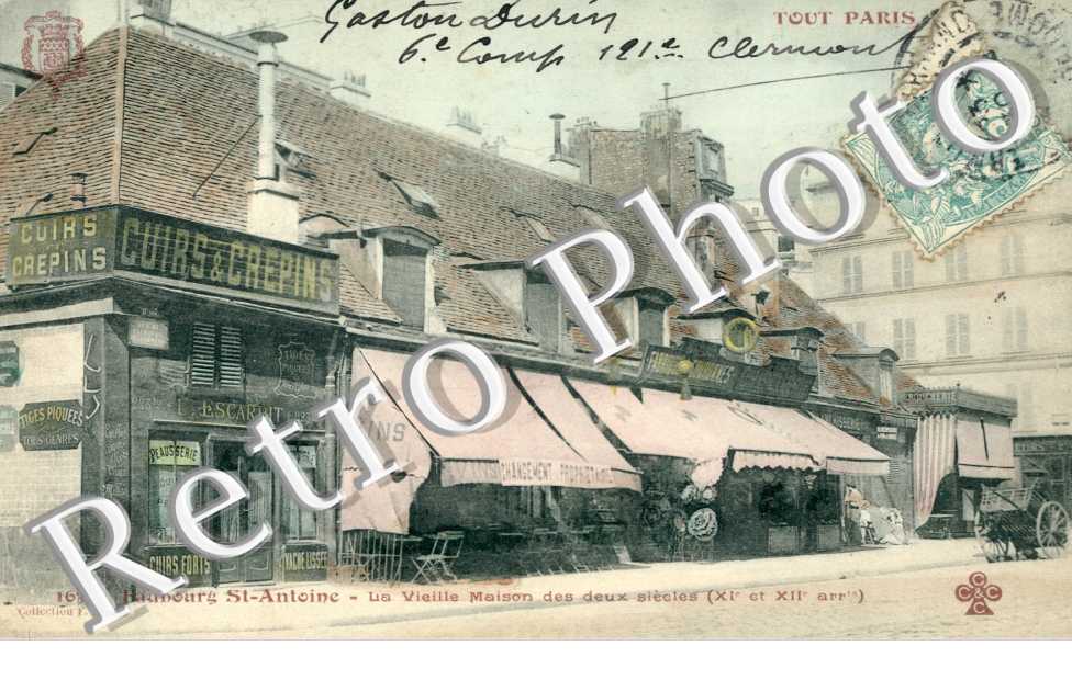 Faubourg Saint Antoine, Vieille Maison des deux siecles