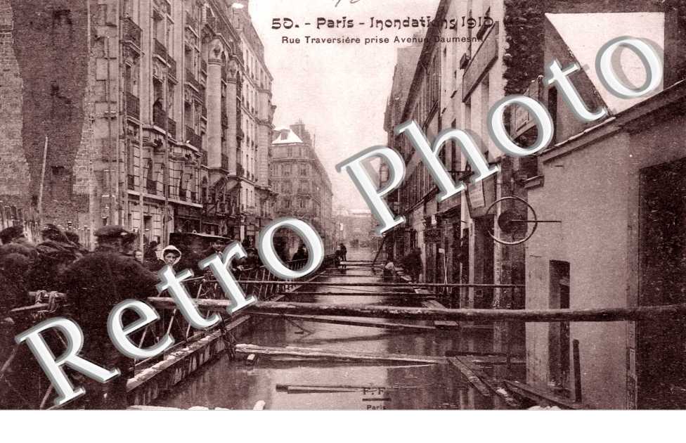Inondations 1910, Rue Traversiere