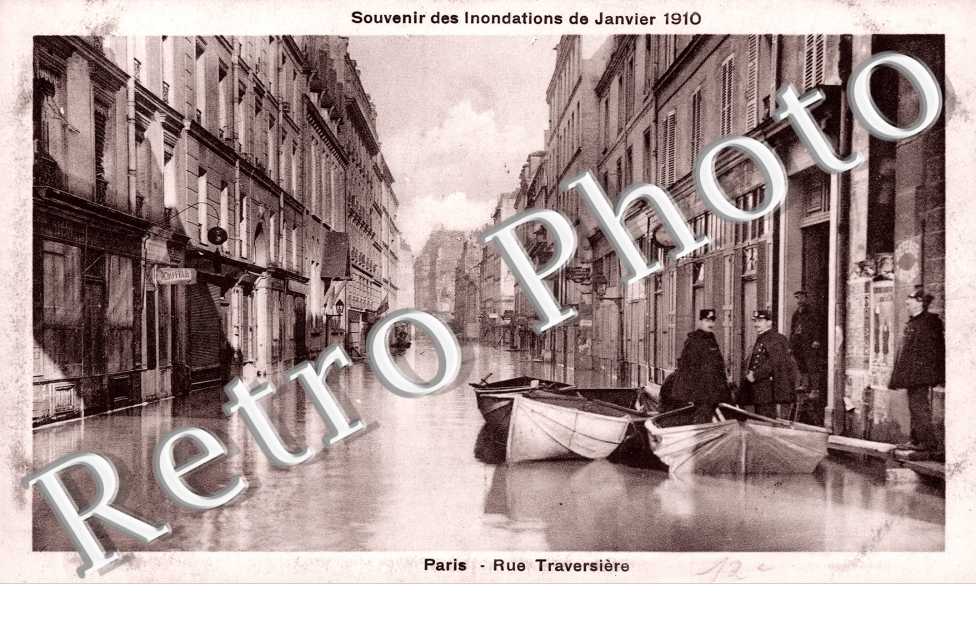 Inondations 1910, Rue Traversiere