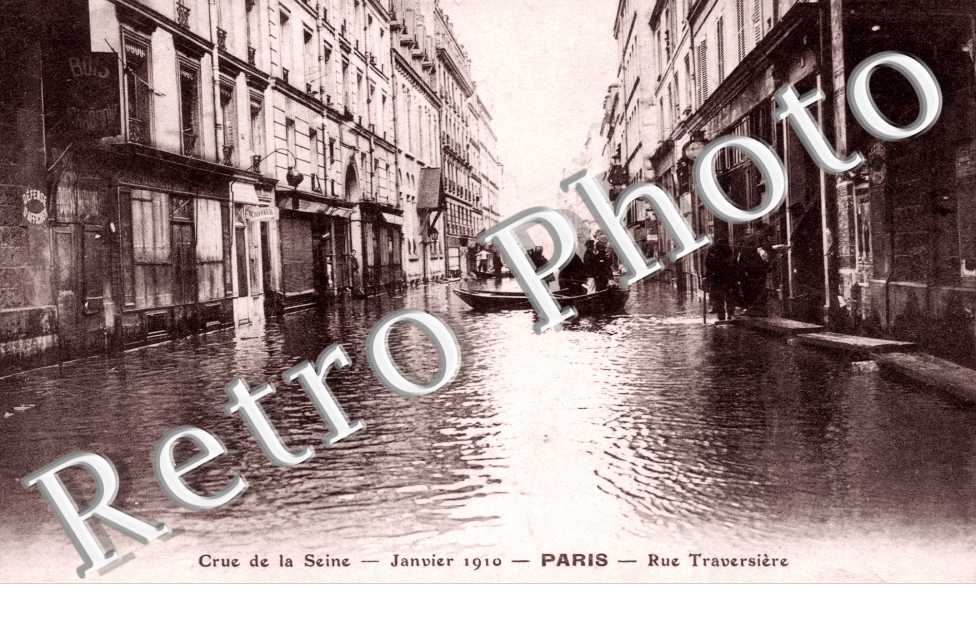 Inondations 1910, Rue Traversiere