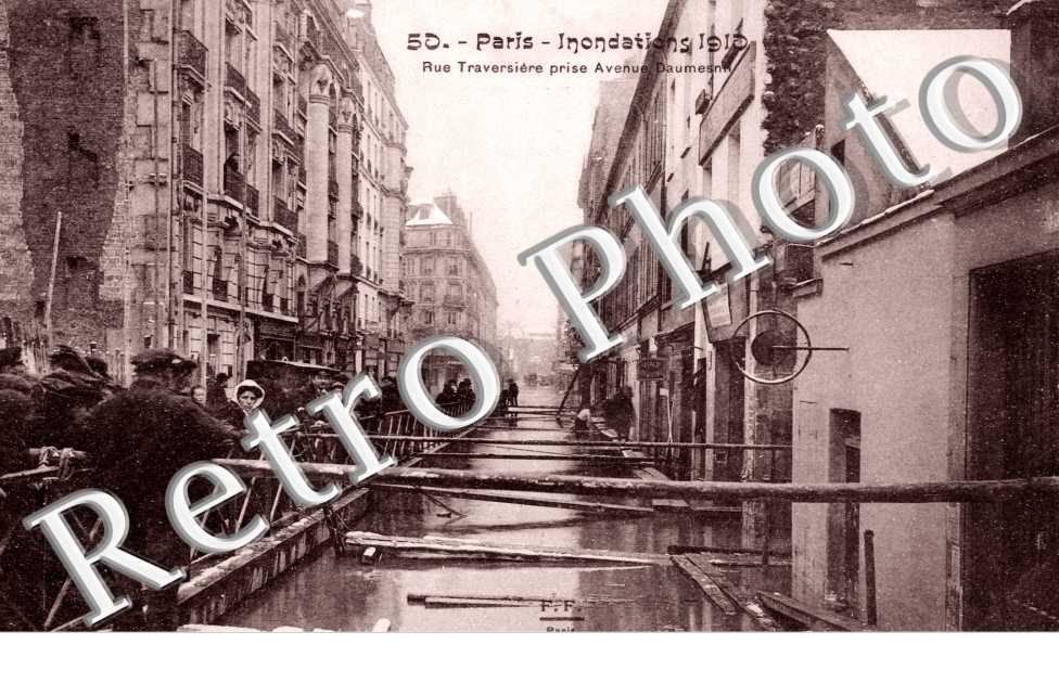 Inondations 1910, Rue Traversiere