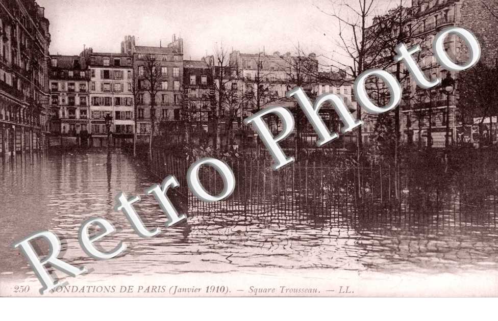 Inondations 1910, Square Trousseau