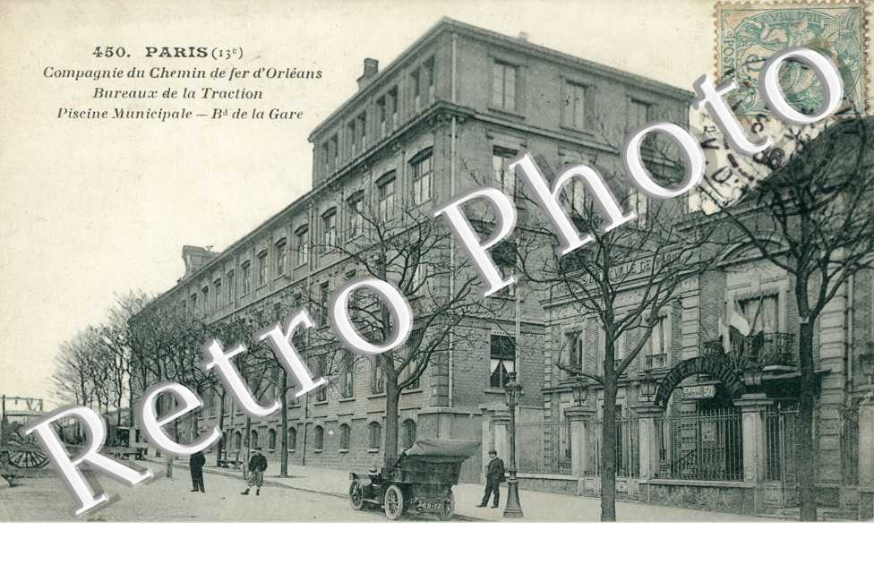 Boulevard de la gare   Compagnie des chemins de fer d'Orleans Piscine municipale