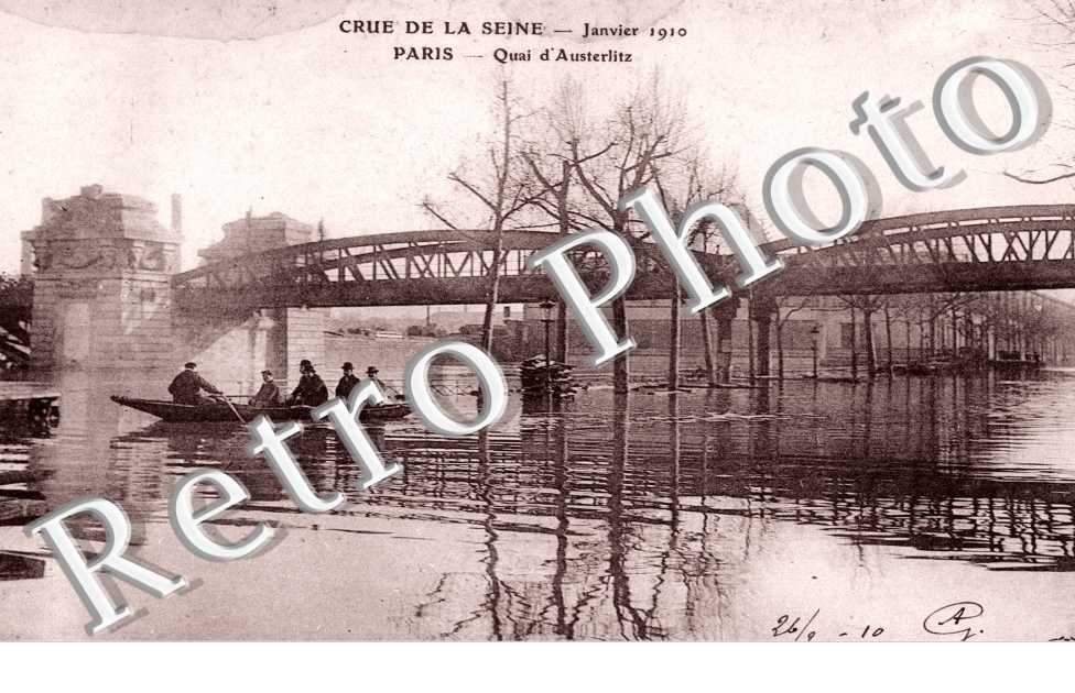 Quai d'Austerlitz Janvier 1910