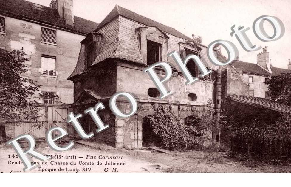 RUE CORVISART Rendez-vous de chasse du Comte de Jullenne