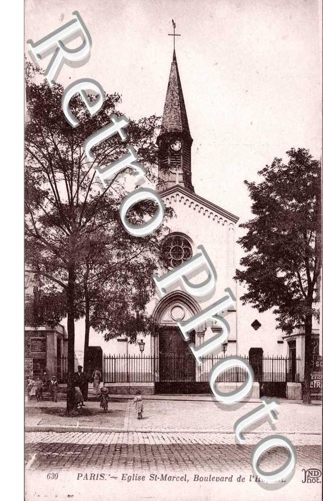 Eglise Saint-Marcel boulevard de l'Hopital