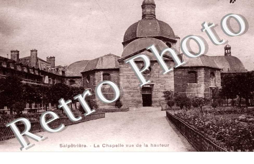 La Salpetriere La chapelle vue de la hauteur